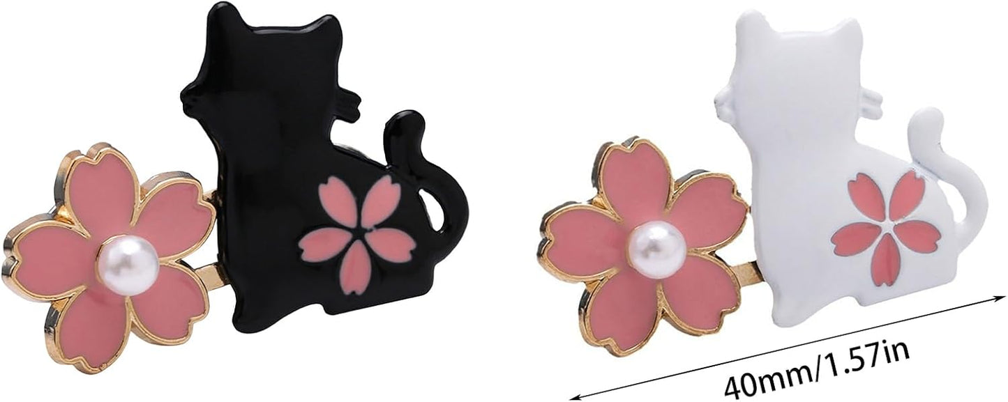 Flower Kitty Waist Knots | 2 Pairs
