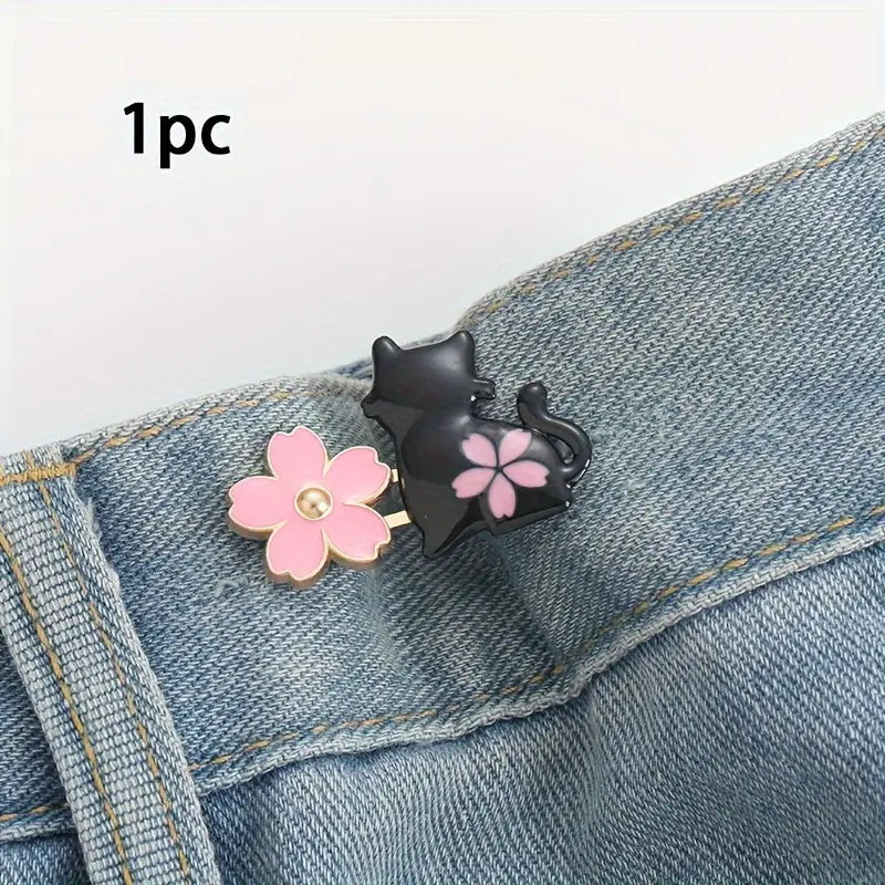 Flower Kitty Waist Knots | 2 Pairs
