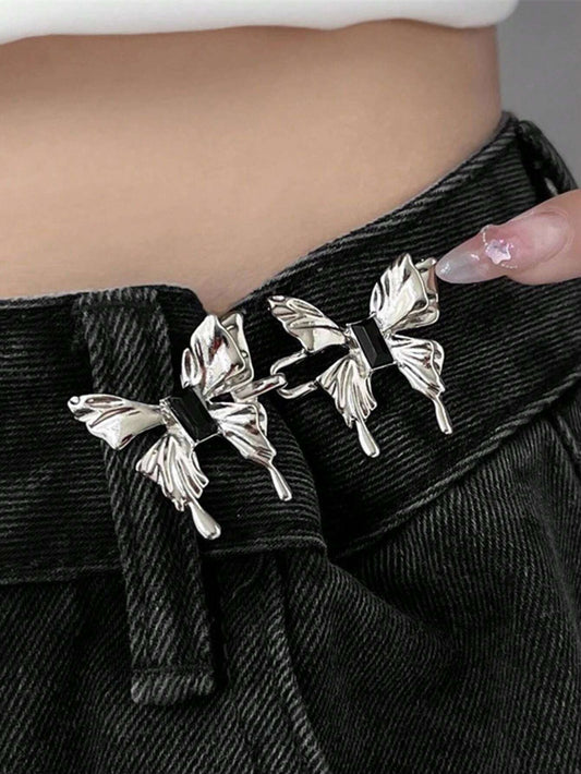 Chrome Butterfly Waist Knots | 2 Pairs