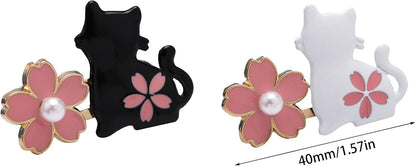Flower Kitty Waist Knots | 2 Pairs
